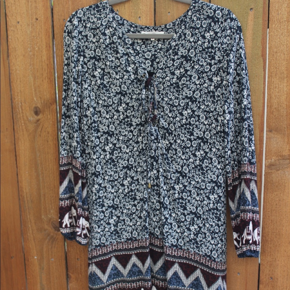 Floral dress size small